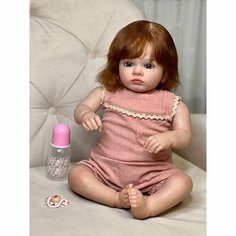 Кукла Реборн мягконабивная 60см в пакете (FA-089) NPK Doll