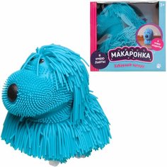 Интерактивная игрушка ABtoys Макаронка Собака голубая ходит, звуковые и музыкальные эффекты. Китай