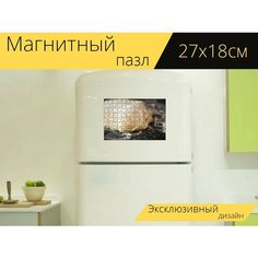 Магнитный пазл "Печь, пекарня, хлеб" на холодильник 27 x 18 см. Lots Prints
