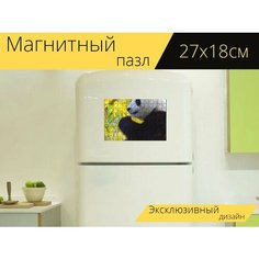 Магнитный пазл "Панда, нести, млекопитающее" на холодильник 27 x 18 см. Lots Prints