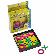 Настольная игра крестики нолики для детей 10х13,5х2 см, 112121F Zhorya