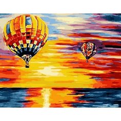 Картина по номерам Полёт на закате 40х50 см АртТойс