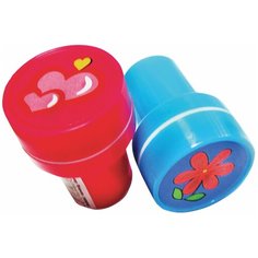 Штампик для творчества CENTRUM, с чернилами, ассорти, в дисплее, 86921