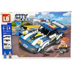 Конструктор "Городская Полиция (City Police)-А" 2 фигурки в наборе, 238 деталей Нет бренда