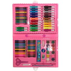 Набор для творчества для девочек, набор для рисования 86 предметов розовый Kalina M