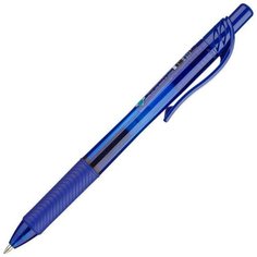 Ручка гелевая автоматическая Pentel EnerGel (0.3мм, синий, резиновая манжетка, супертонкое письмо) 12шт. (BL107C)