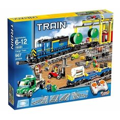 Конструктор Train «Грузовой поезд» с ДУ Lion King