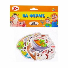 Игра на магнитах «Весёлое обучение. На фермеЈ Россия