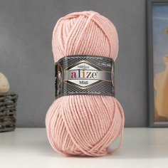 Пряжа Superlana midi 25% шерсть, 75% акрил 170м/100гр (523) Китай