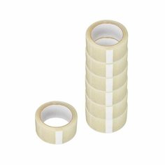 Клейкая лента упаковочная 48мм х 66м, прозрачная, 50мкм, 72шт/уп Noname