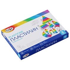 Пластилин Гамма "Классический", 08 цветов, 160г, со стеком, картон. упаковка, 3 штуки Gamma