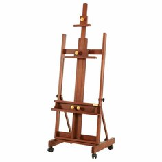 Мольберт Студийный Multi-Master DW01-MBF для 2-х холстов, красный лакированный бук, артикул 54561135 Старый Мастер