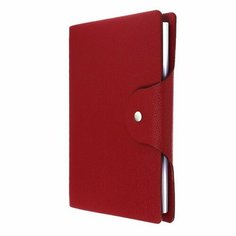 Ежедневник недатированный А5, 136 листов на гребне TORINO, обложка искусственная кожа, хлястик на кнопке, блок 70 г/м2, бордовый (комплект из 2 шт) Bruno Visconti