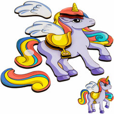 Деревянный конструктор на липучках Единорог ОА-00000164 /Арбо/ Arbo