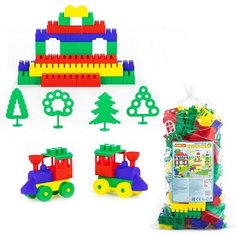 Конструктор Строитель Гигант 175 эл. в мешке 0569 П-Е /6/ Полесье