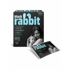Подгузники на липучках 0-5 кг XS 32 шт Fancy Rabbit