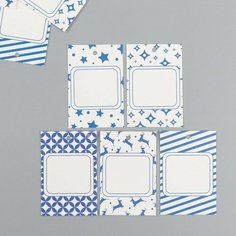 Бирка картон "Северный" набор 10 шт (5 видов) 4х6 см, 7 штук Noname