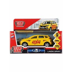 Машина Lada Xray Спорт 12 см желтая металл инерция Технопарк XRAY-SPORT