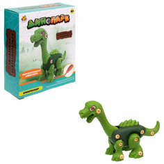 Конструктор 1toy Динопарк «Доисторическая коллекция», Бронтозавр