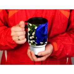 Тремокружка для авто с принтом "Слон, чучело, мягкая игрушка" 0.5 л. Lots Prints