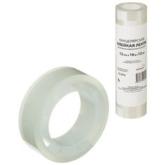 Клейкая лента (скотч) канцелярская Луч (12мм x 10м, 35мкм, прозрачная, втулка пластик) 12шт. (18С 1204-08) Noname