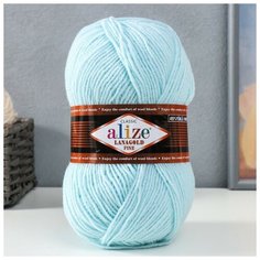 Пряжа "Lanagold fine" 49% шерсть, 51% акрил 390м/100гр (522), 1шт Alize