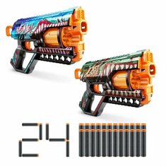 Набор игровой X-Shot Скинс Бластер Гриффер 2шт 36562 Нет бренда