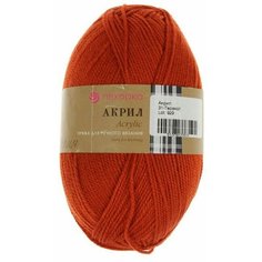 Пряжа Пехорка Акрил терракот (031), 100%акрил, 300м, 100г, 2шт