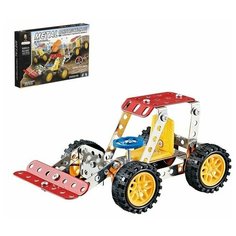 Конструктор металлический "Стройтехника", 3 варианта сборки, 122 детали Нет бренда