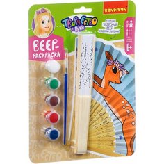 BONDIBON Набор для творчества Веер раскраска Олененок (ВВ3965) 5 шт.