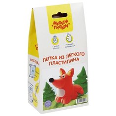 Пластилин Мульти-Пульти легкий Лисичка НЛП_41902 5 цв.