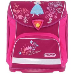 Herlitz Ранец Sporti Flower Princess, розовый