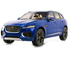 Легковой автомобиль Welly Jaguar F-Pace (24070) 1:24, 18 см, синий