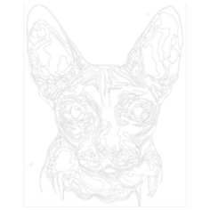 Картина по номерам "Сфинкс", 40x50 см