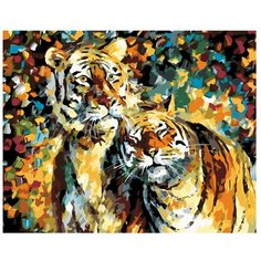Картина по номерам, "Живопись по номерам", 80 x 100, LA33