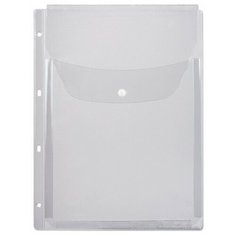 Папка-конверт на кнопке Attache А4, 180мкм, 200л, 1/5шт, 2308 Dp Skanc
