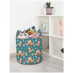 Корзина для игрушек JoyArty "Лисья любовь" 35x35 см