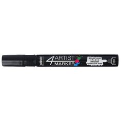 Набор художественных маркеров Pebeo 4Artist Marker, на масляной основе, 4 мм, 6 шт, перо круглое, черный