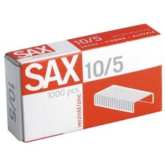 SAX Скобы №10, 1000 шт, 1000 шт., серебристый