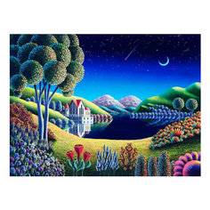 Алмазная мозаика Яркие Грани "Падающая звезда" (DS515), размер 50х37см, 56 цветов