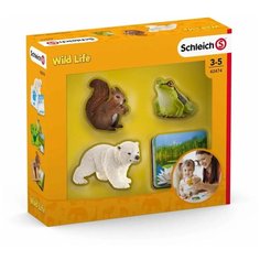 Набор обучающих карточек Schleich Мир диких животных