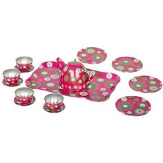 Набор чайной посуды Tin Set (розовый, 15 предметов)