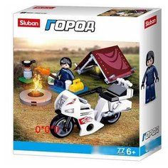 Конструктор "Пикник байкера" (77 дет) Sluban