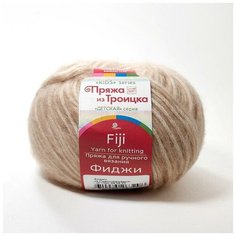 Пряжа из Троицка Фиджи 03 светло-бежевый 20% мериносовая шерсть, 60% хлопок, 20% акрил 50г 95м 5шт Троицкая камвольная фабрика