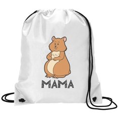 Сумка для обуви CoolPodarok Прикол. Семья. Мама. Хомяк