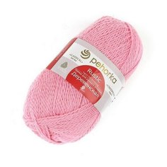 Пряжа Пехорская Деревенская 10 шт. в упак. цвет камелия (ПЕХ. ШЕР. дерев.125) Пехорка