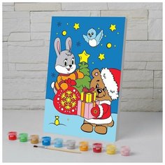 Картина по номерам «С Новым годом» 20х30 см Школа талантов