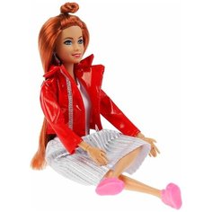 Кукла софия в красной кожаной куртке 29 см софия И алекс 66001-F1-S-BB