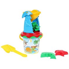 Песочный набор Technok Toys Мельница (ведро, сито, лопатка, формочки) ТехноК