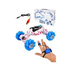 Машинка на р/у (36х20см) Внедорожник 2 (USB, аккгиробраслет, свет, звук) Рыжий кот